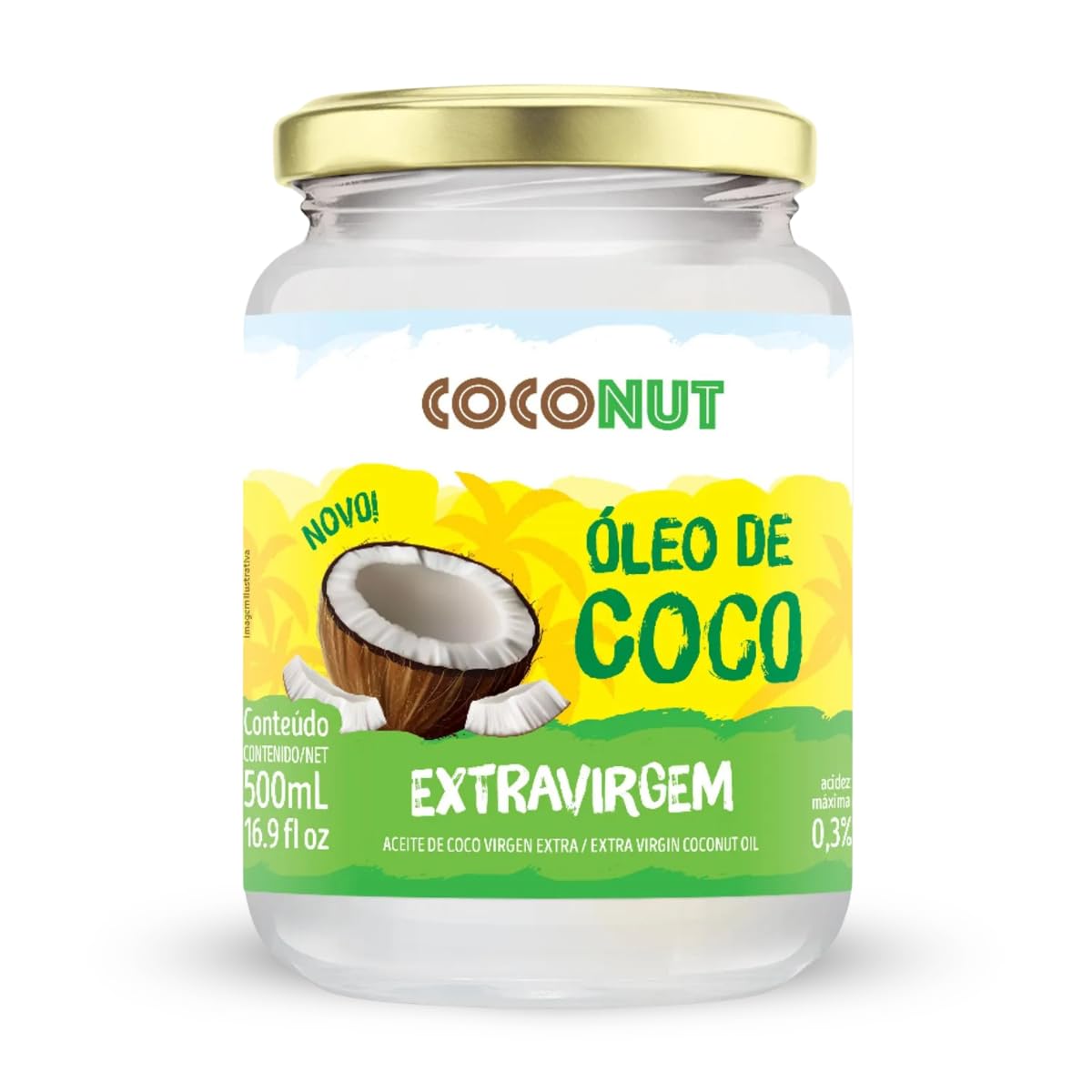 CocoNut Óleo De Coco Extra Virgem 500Ml | Amazon.com.br